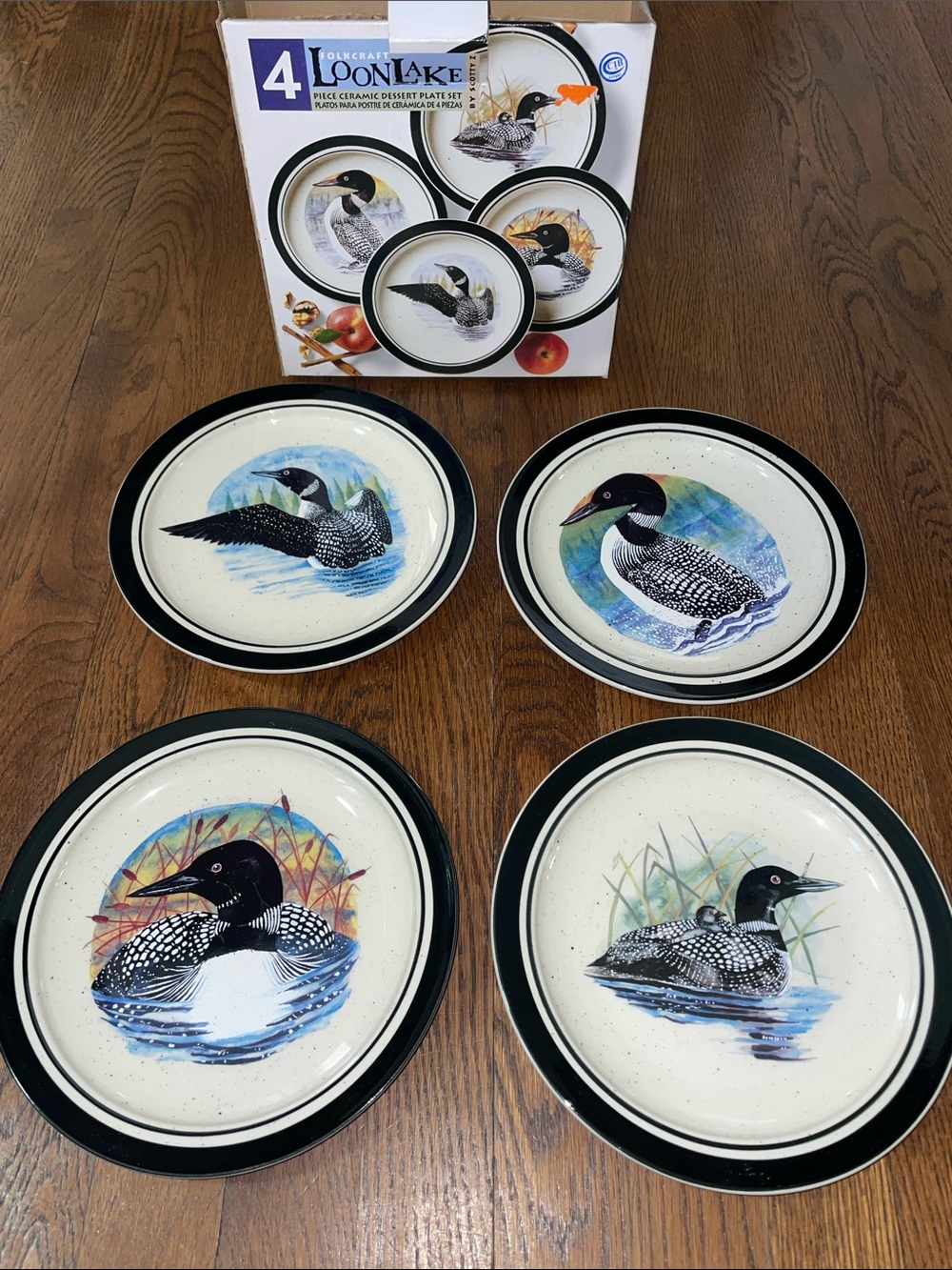 Folkcraft Loon Lake stoneware by Scotty